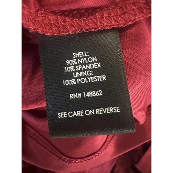 Torrid Babydoll Stretch Lace Cold Shoulder Top Biking Red Plus Size 4 4X - Picture 9 of 15